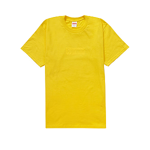 SUPREME - Camiseta Tonal Box Logo "Amarelo" -NOVO-