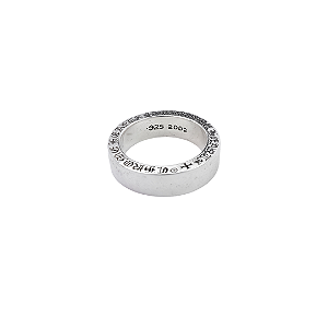 CHROME HEARTS - Anel 6MM Spacer PLN 2002 "Prata 925" -VINTAGE-
