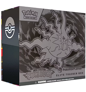 PRÉ VENDA - Pokémon Mega Evolution 2026 - "English Pitch Black Pokemon Center Elite Trainer Box" -NOVO-