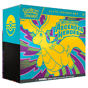 PRÉ VENDA - Pokémon Mega Evolution 2026 - "English Ascended Heroes Pokemon Center Elite Trainer Box" -NOVO-