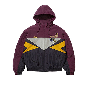 SUPREME x MM6 MAISON MARGIELA - Jaqueta Split Stadium "Marinho/Vinho" -NOVO-