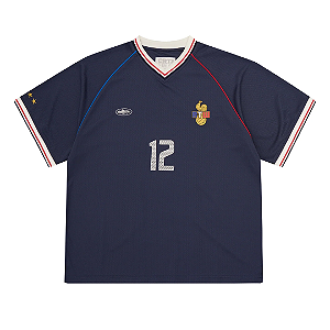 CORTEIZ - Camisa Jersey France "Azul Marinho" -NOVO-