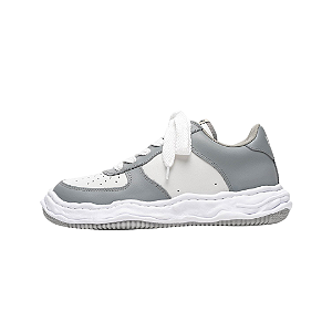 PRÉ-VENDA: MIHARA YASUHIRO - Wayne OG Sole Leather Low "White/Grey" -NOVO-
