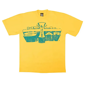 HELLSTAR - Camiseta Jesus Emblem "Amarelo" -NOVO-
