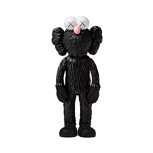 PRÉ VENDA - KAWS - Boneco BFF Open Edition Vinyl Figure "Black" -NOVO-