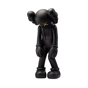 PRÉ VENDA - KAWS - Boneco Small Lie Companion Vinyl Figure "Black" - NOVO-