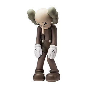 PRÉ VENDA - KAWS - Boneco Small Lie Companion Vinyl Figure "Brown" - NOVO-