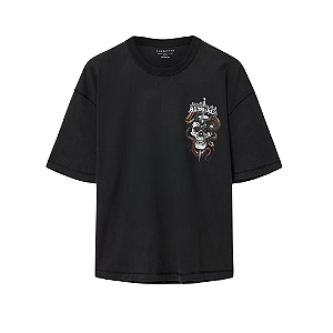 ALLSAINTS - Camiseta Araknid "Preto" -NOVO-