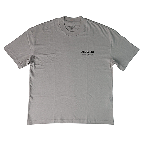 ALLSAINTS - Camiseta "Cinza Claro" -NOVO-