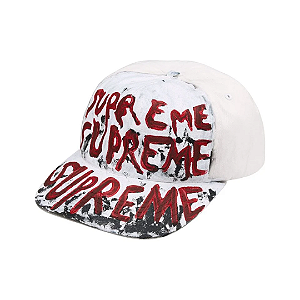 SUPREME - Boné Painted 5-Panel FW26 "Branco" -NOVO-