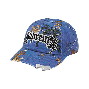SUPREME - Boné Bottle Opener 6-Panel FW26 "Azul" -NOVO-