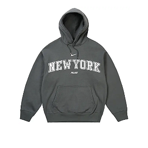 PALACE x NIKE - Moletom Shop New York "Cinza" -NOVO-