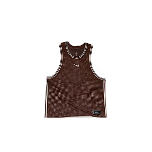 PRÉ VENDA - NIKE x TRAVIS SCOTT - Regata Slam Reversible Nikecourt Dri-Fit "Marrom" -NOVO-