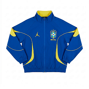 NIKE x JORDAN - Jaqueta Brasil Hino "Azul/Amarelo" -NOVO-
