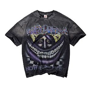 VALE LIVES FOREVER - Camiseta Smiley Face "Preto" -NOVO-