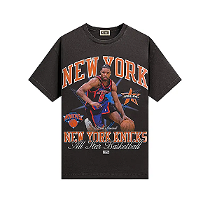 KITH x NBA - Camiseta All-Star New York Knicks "Latrell Sprewell" Vintage "Preto" -NOVO-