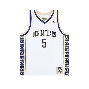 DENIM TEARS - Regata Jersey Game "Branco" -NOVO-