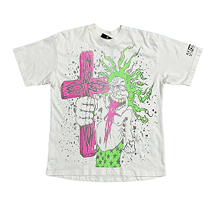 HELLSTAR - Camiseta Mercy Festival 96 "Creme" -NOVO-