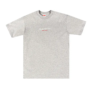 SUPREME - Camiseta Classic Logo "Cinza" -NOVO-