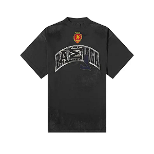 BALENCIAGA - Camiseta Skater Logo "Preto" -NOVO-