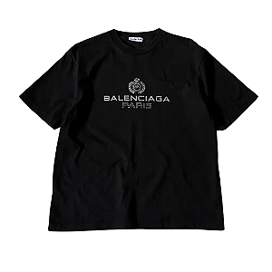 BALENCIAGA - Camiseta Paris "Preto" -NOVO-