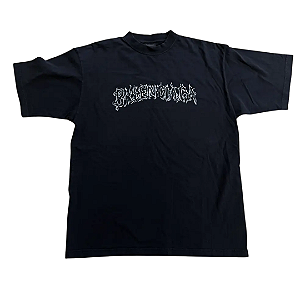 BALENCIAGA - Camiseta Metal Logo "Preto" -NOVO-