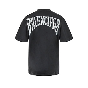 BALENCIAGA - Camiseta Hand Drawn "Preto" -NOVO-