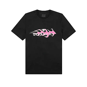 GIVENCHY - Camiseta Flames "Preto" -NOVO-