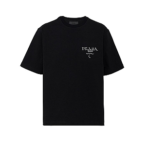 PRADA - Camiseta Cotton "Preto" -NOVO-