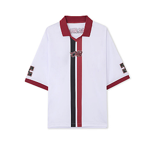 OFF-WHITE - Camiseta AC Milan Arrow Tech "Branco" -NOVO-