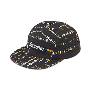 SUPREME x MIKE KELLEY - Boné Camp "Preto" -NOVO-