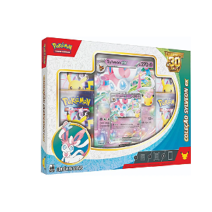 POKÉMON TCG - Box 30TH Celebration "Coleção Sylveon Ex" -NOVO-
