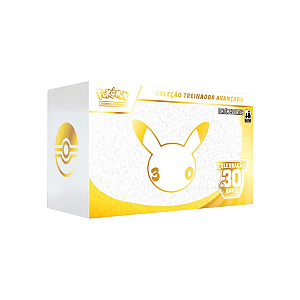 POKÉMON TCG - Box 30TH Celebration "Coleção Treinador Avançado" -NOVO-