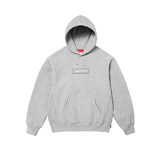 SUPREME - Moletom Box Logo FW24 "Cinza" -NOVO-