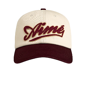AIMÉ LEON DORE - Boné Cycling Logo "Creme/Vinho" -NOVO-
