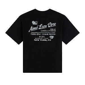 AIMÉ LEON DORE - Camiseta Neighborhood "Preto" -NOVO-