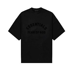 FEAR OF GOD - Camisera Essentials Jersey Crewneck "Jet Black" -NOVO-