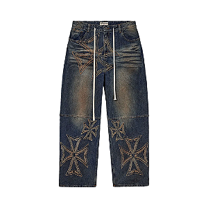 VALE LIVES FOREVER - Calça Motocroxx Rinsed "Midwash" -NOVO-