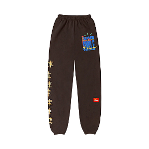 TRAVIS SCOTT x MCDONALD'S - Calça De Moletom Smile "Marrom" -NOVO-