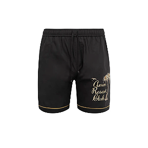 AMIRI - Bermuda Resort Club Embroidered "Preto" -NOVO-