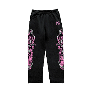 WARREN LOTAS - Calça De Moletom Three Reapers "Preto" -NOVO-