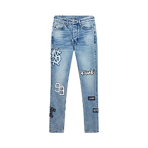 KSUBI - Calça Chitch Patched "Azul" -NOVO-
