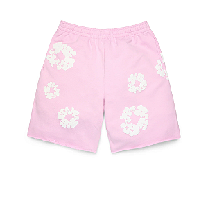 DENIM TEARS - Bermuda The Cotton Wreath "Rosa Claro" -NOVO-