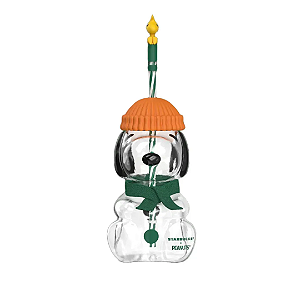 STARBUCKS x PEANUTS - Copo De Vidro Snoopy Cold -NOVO-