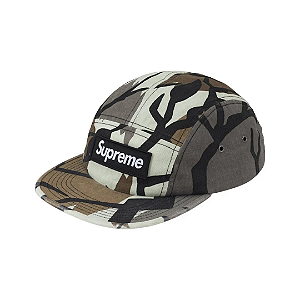 SUPREME - Boné Military Camp FW26 "Cinza Camo" -NOVO-