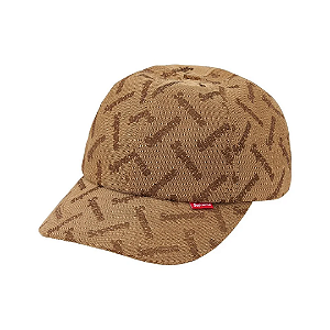 SUPREME - Boné Monogram Jacquard 6-Panel FW26 "Bege" -NOVO-