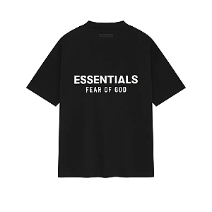 FEAR OF GOD - Camiseta Essentials Classic "Vintage Black" -NOVO-