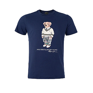 POLO RALPH LAUREN - Camiseta Polo Bear Sweater "Azul Marinho" -NOVO-