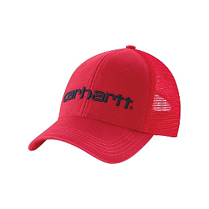 CARHARTT - Boné Canvas Mesh-Back Logo Graphic "Vermelho" -NOVO-