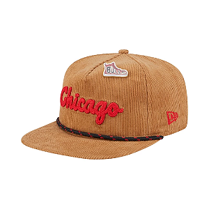 NEW ERA - Boné The Golfer Chicago Bulls All-Star Game 2025 Snapback "Marrom" -NOVO-